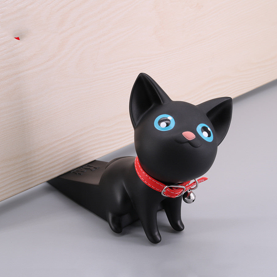 Door Handle Punch-free Door Stop Cute Cat Door Stopper Anti-collision